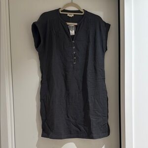 NWT UpWest Dark Gray Textured Dress